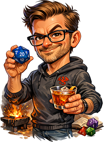 Brian's caricature as what ChatGPT thinks about him